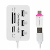 Cwxuan USB 3.1 Type C / USB 2.0 to USB HUB MS / SD / MMC / M2 /TF Card Reader Comb