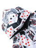 Poker Cards Print Kangaroo Pocket Loose Hoodie