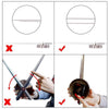 Modern Frameless DIY Wall Clock Large 3D Wall Watch Non Ticking for Living Room Bedroom Kitchen