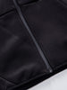 Letter Print Pouch Pocket Zip Up Hoodie