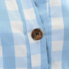 Shirt Collar Plaid A Line Dress