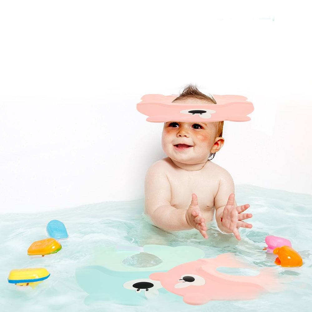 Baby Bathing Shower Cap Shampooing Ear Protection Hat