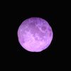 RGB 3D Moon Night Light Key Chain Accessories for Handbag