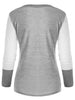 Two Tone Long Sleeve Top