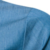 Stand Collar Long Sleeve Spliced Leather Pocket Button Men Shirt