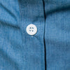 Stand Collar Long Sleeve Spliced Leather Pocket Button Men Shirt