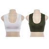 U Neck Sleeveless Spliced Mesh Hooded Yoga Sports Bralette Women Crop Top