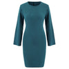 Casual Bell Slleve Fitted Dress