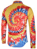 Vortex Tie Dye Hidden Button Shirt
