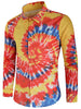 Vortex Tie Dye Hidden Button Shirt