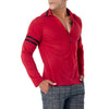 Deep V Striped Tee Shirt