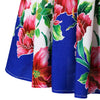 Flare Sleeve Floral Empire Waist Blouse