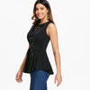 Sleeveless Lace-up A-line Women Top