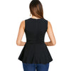 Sleeveless Lace-up A-line Women Top