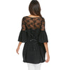 Sweetheart Neck Bell Sleeve Women Blouse