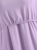 Two Tone Color Block Maternity Sleep Dress