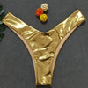 Women Sexy Tied Strap Lady Swimsuit Low Waist Two-piece Bikini Set