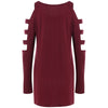 Ribbed Cut Out High Low T-shirt