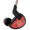 KZ AS10 5BA HiFi Stereo In-ear Earphone High Resolution Earbuds with 0.75mm 2 Pin Cable Five Balanced Armature Driver