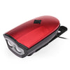 T6 USB Rechargeable Aluminum LED Bike Cycling Front Light with Horn Sound