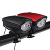 T6 USB Rechargeable Aluminum LED Bike Cycling Front Light with Horn Sound
