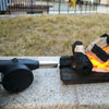 Outdoor Picnic Camping Hand Crank Powered Barbecue BBQ Grill Fan Air Blower