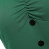 Pocket Striped Insert Fitted Dress