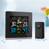 FJ3379C Wireless Weather Station Clock HD Display 60M Transmission Range with Outdoor Sensor