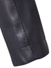 PU Leather Stand Collar Slim Fit Jacket