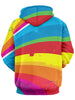 Rainbow Paint Long Sleeve Hoodie