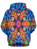 Drawstring Kangaroo Pocket Tie Dye Hoodie