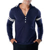 Deep V Striped Tee Shirt