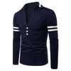 Deep V Striped Tee Shirt