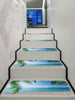 Sea Beach Pattern Decorative Stair Floor Rugs