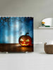 Halloween Pumpkin Printed Waterproof Bathroom Shower Curtain