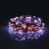Solar Powered Copper Wire LED String Light Outdoor Decoration