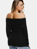Asymmetrical Off The Shoulder Sweater