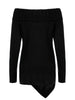 Asymmetrical Off The Shoulder Sweater