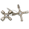 Multi-function Cross Wrench Square Triangle Valve Key Set