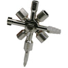 Multi-function Cross Wrench Square Triangle Valve Key Set