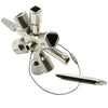 Multi-function Cross Wrench Square Triangle Valve Key Set