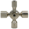 Multi-function Cross Wrench Square Triangle Valve Key Set