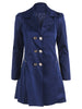 Fit and Flare Coat With Double Breasts