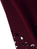 Scalloped Sheath Prom Dress