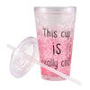 Ice Double Plastic Cool Summer Juice Ice Cool Cup