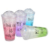 Ice Double Plastic Cool Summer Juice Ice Cool Cup