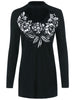 Slim Fit Applique Cut Out T-shirt