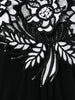 Slim Fit Applique Cut Out T-shirt