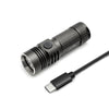 ON THE ROAD M3 Pro V6 - 1A Mini USB Type-C Rechargeable LED Flashlight with Holding Clip ( Full Pack )
