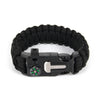 Survival Bracelet Outdoor Emergency  with Fire Starter Compass Whistle